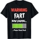 thumbnail image 1 of Advertencia: Pedo en Carga - Por Favor Manténgase Alejado - Playera para Mujer Talla Extra Grande Negra, 1 of 5