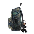 thumbnail image 4 of FORMRS School Backpack with Front Zippered Pocket 12" Student Travel Daypack, Navy Blue Peacock Pattern, 4 of 6