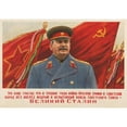 thumbnail image 2 of Anonymous 18x14 Black Ornate Wood Framed Double Matted Museum Art Print Titled - The Great Stalin (Between 1940 and 1945), 2 of 5
