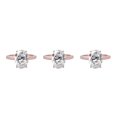 thumbnail image 4 of Qarigey Anillos de boda de lujo para mujer - Gemas elegantes y exquisitas Anillos de alta Anillo de compromiso de aleación Anillo de Type1 NO1, 4 of 6