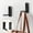 As shown, variant on Emdiqzs Foldable Wall Hook Wall Coat Hook, Hidden Retractable Flip Down Hook, For Bag Coat Hanging, Black