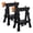 Black 29, variant on Heavy Duty Sit On Top Kayak Cart Dolly with 12 Inch Solid Wheels, Adjustable Width for Fishing Kayak Transport