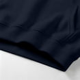 thumbnail image 5 of Men Quarter Zip Pullover Sweatshirt Slim Long Sleeve Lapel Fashion Fall Casual Daily Tops Navy L, 5 of 9