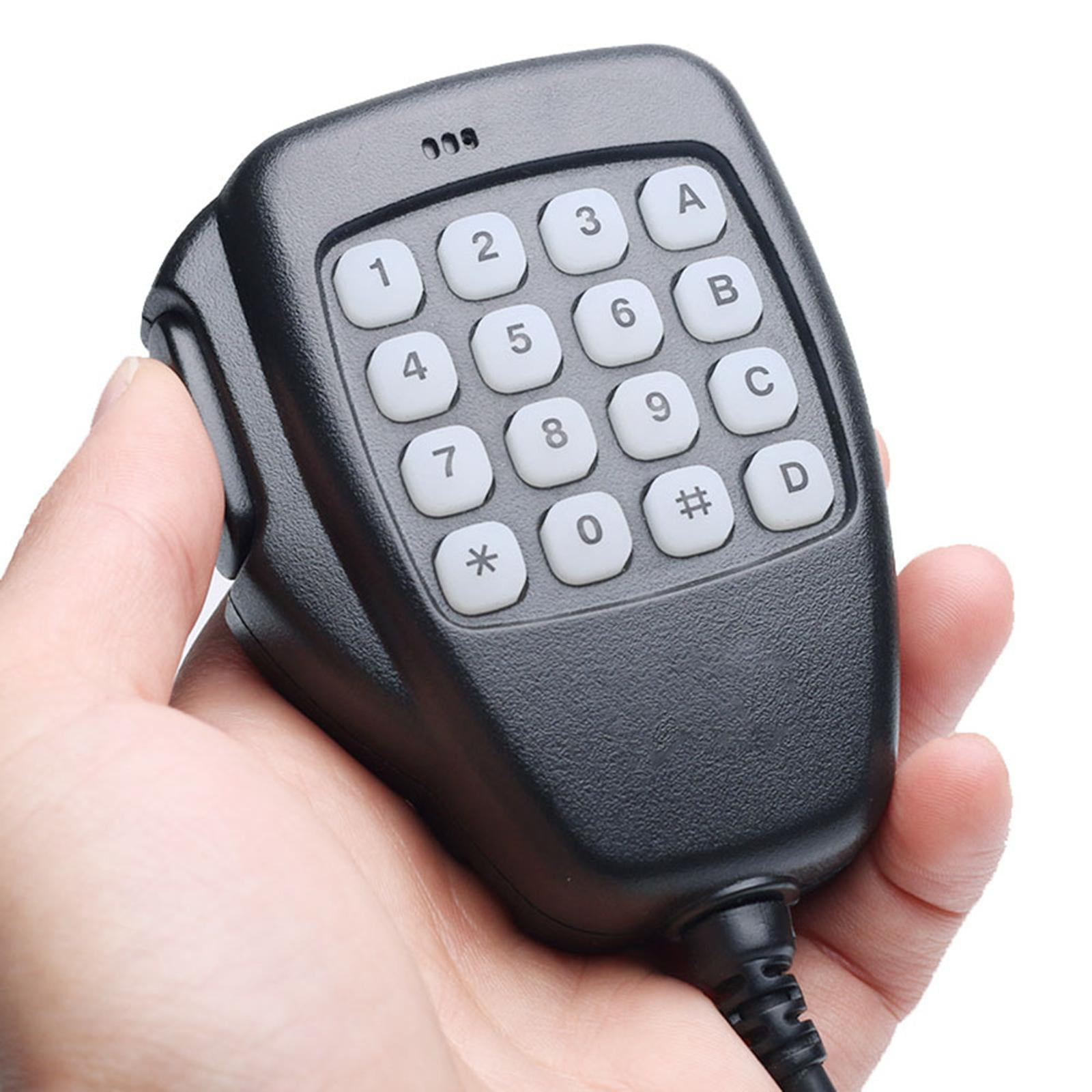 NATEFEMIN Quality HM-118TN Remote Mic for ICOM Models - IC-706, IC-208H, etc. Illuminated