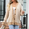 thumbnail image 6 of ShomPort Womens Cardigan Sweaters Fall Open Front Long Sleeve Button down Knitted Cardigans, 6 of 9