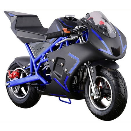 MotoTec Cali 40cc Gas Pocket Bike Mini Motorcycle