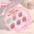 thumbnail image 3 of Set de esmaltes en gel con purpurina Double Rhythm, 15 ml x 6, con pizarra, 3 of 9