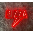 thumbnail image 4 of Glowneon Pizza Neon Sign, Pizza Restaurant Wall Decor, 4 of 4