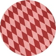 thumbnail image 1 of Ahgly Tapis Rond Lavable en Machine Intérieur Transitionnel Rose Corail Clair, 7 Pieds Rond, 1 of 7