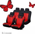 thumbnail image 2 of Funda de asiento de coche con ranuras en forma de mariposa Funda de asiento de coche universal Four Seasons, 2 of 5
