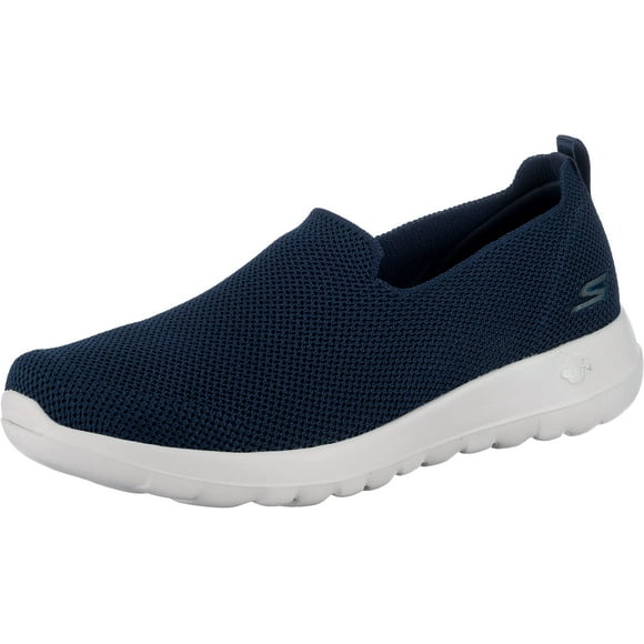 Zapatilla de senderismo Skechers azul marino/blanco para mujer