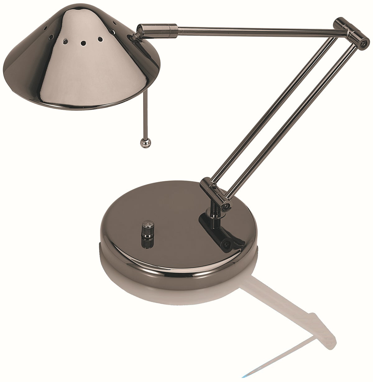 V-light Halogen Desk Lamp with 3-Point Adjustable Arm and Dimmer Switch