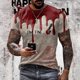 thumbnail image 2 of Camiseta De Manga Corta Con Cuello Redondo Y Temática De Playeras Deportivas Para Hombre, 2 of 4