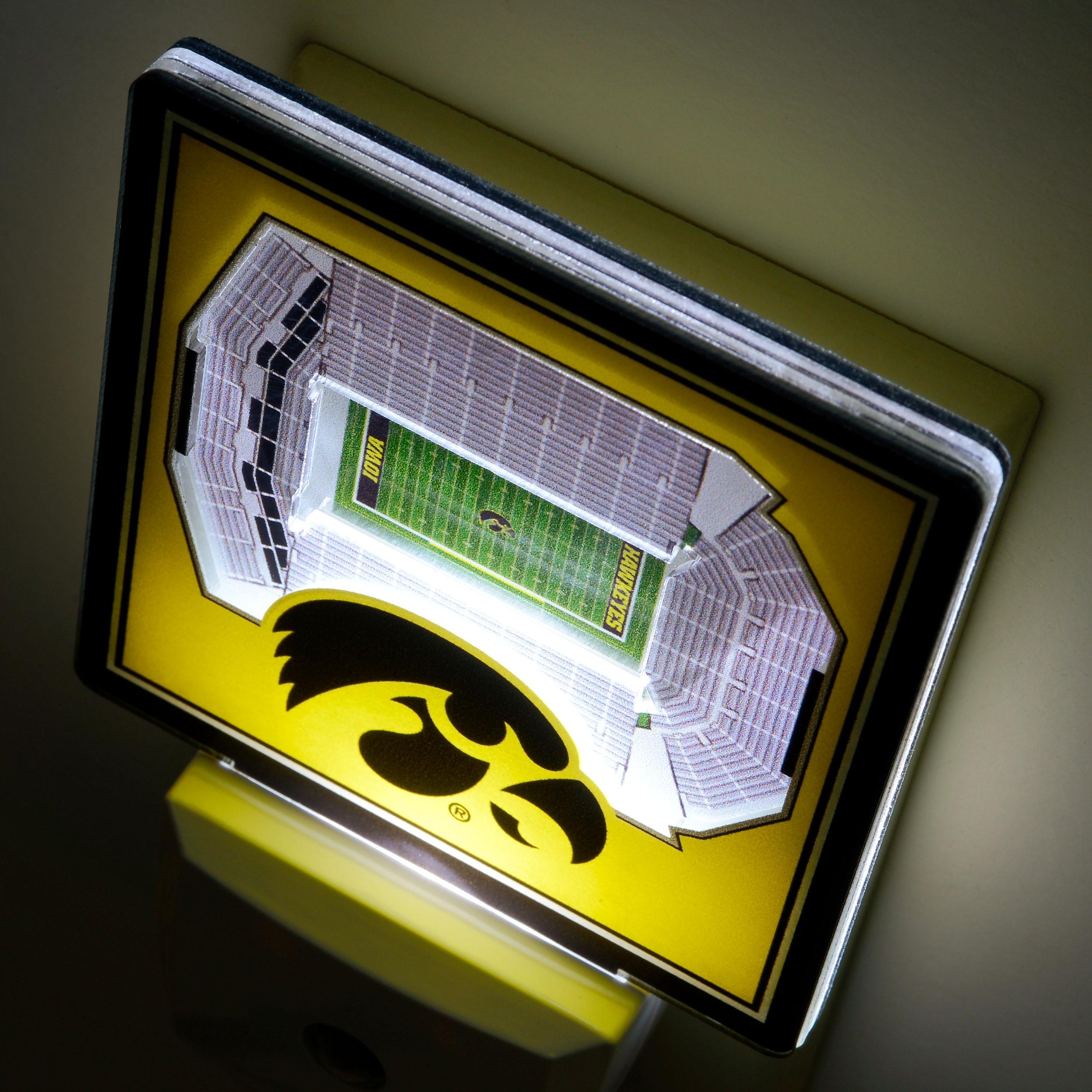 YouTheFan NCAA Iowa Hawkeyes StadiumView Nite Light