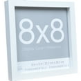 thumbnail image 4 of 8” x 8” White Shadow Box Picture Frame by Studio Décor - Memory Box Display Case for Keepsakes - Mementos - and Memorabilia - MDF - 3-Pack, 4 of 4