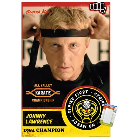 Cobra Kai - Johnny Wall Poster, 14.725" x 22.375"