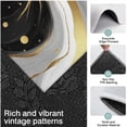 thumbnail image 3 of Black White Gold Marble Wave Dot Pattern Kitchen Rugs Sets Of 3,Kitchen Runner Rugs Non Skid Washable,Decorative Kitchen Floor Mats for Kitchen,Sink,Laundry,17"x30"+ 17"x47" + 17"x59", 3 of 6