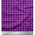 thumbnail image 1 of Soimoi Polyester Crepe Fabric Line Block Print Fabric by Yard 42 Inch Wide, 1 of 1