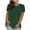 Green, variant on Yubnlvae Women's Round Neck Pocket T-Shirt - Basic Casual Short Sleeve Everyday Top (Pink, Black, White, Khaki, Wine | S-XXXL) (Black | L)