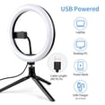 thumbnail image 3 of 26CM/10IN 3-Colors Ring Fill Light Kit Muiti Colored Desktop Circle, 3 of 8