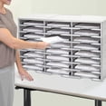 thumbnail image 3 of Organizador de literatura Storex, modular, 24 compartimentos, negro, 3 of 8