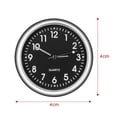 thumbnail image 4 of Automotive Stick\-On Digital Watch Clock Car Ornaments Interior Decorations luminous Type No.01, 4 of 9
