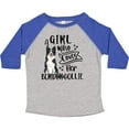 thumbnail image 3 of Inktastic A Girl Who Loves Her Border Collie Boys or Girls Toddler T-Shirt, 3 of 5