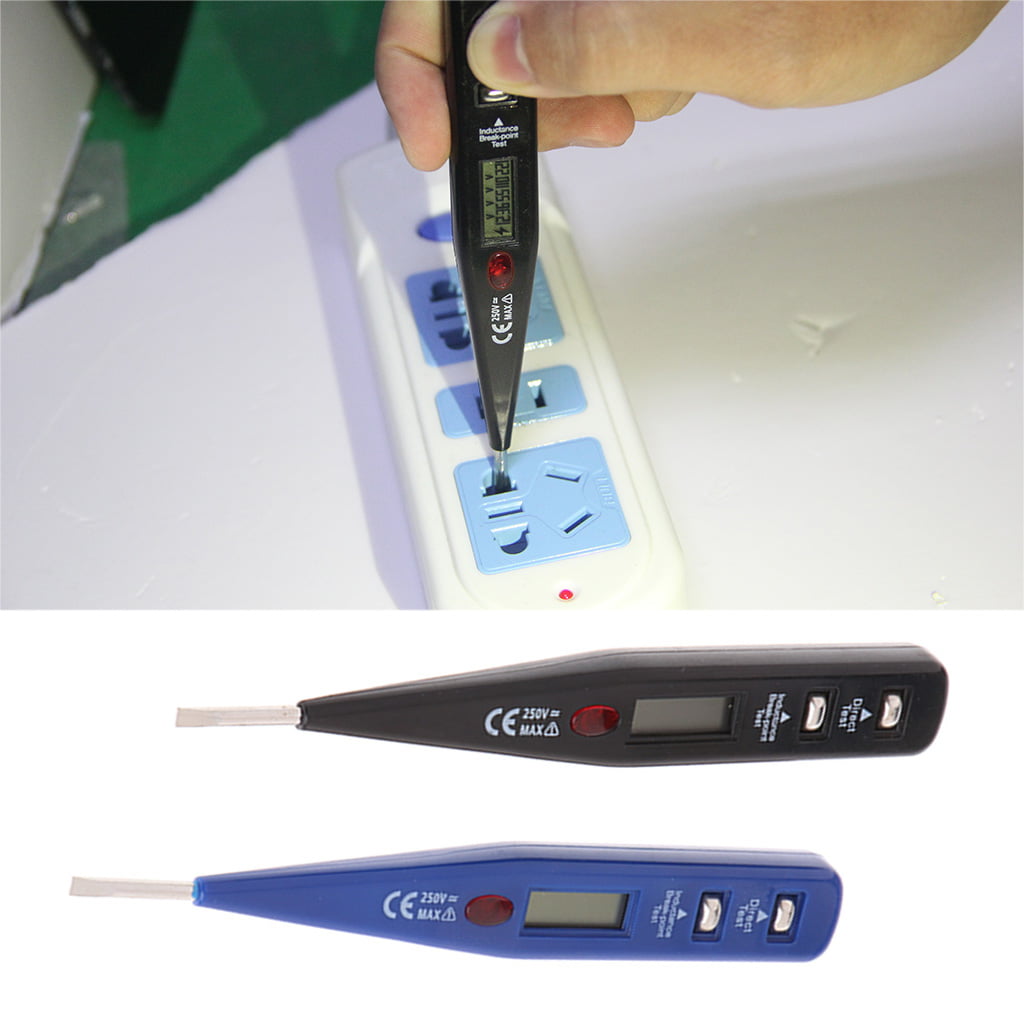 Electric Test Pen Accessories Detector Digital Display Inductance Durable 