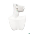 thumbnail image 3 of Delight Jewelry Silvertone Small 3-D Green Present with Bow Goldtone Leaf French Earrings, 3 of 4