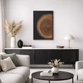 thumbnail image 5 of Framed Canvas Print Tree Ring Wall Art Rustic Nature Decorative for Living Room Bedroom - 24"x36" BLACK, 5 of 8