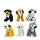 thumbnail image 5 of Cachorros de peluche novedosos Plush Dogs 4E's, paquete de 12 unidades de 13 cm para niños, 5 of 8
