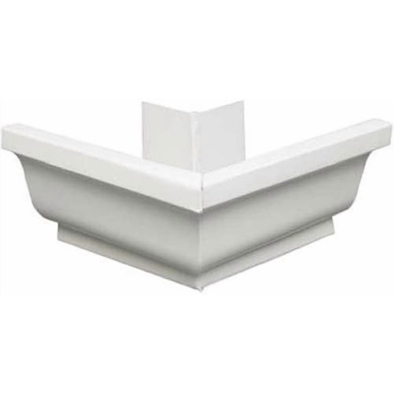 Amerimax Home Products 27002 Aluminum Outside Mitre, 5-Inches, White