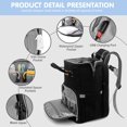 thumbnail image 4 of Mochila para pañales LexiRoman, grande, impermeable con almohadilla, 4 of 6
