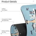 thumbnail image 4 of Yayeee Faucet Mat for Kitchen Sink 30" Diatomite Long Splash Guard Pad, Pirate Animals, 2 Pack, 4 of 7