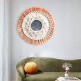 thumbnail image 4 of Espejo colgante de pared bohemio de 2 uds espejo decorativo hecho para decoración artística de apartamento Colco Tapiz de Macramé Espejo, 4 of 8