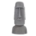 thumbnail image 1 of Estatua de de Pascua antigua, retro masivo, accesorios, Gris b Gloria Estatua de cabeza, 1 of 8