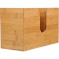 thumbnail image 3 of Wall Mounted Paper Towel Holder Bathroom Kitchen Wood Paper Towel Dispenser, 3 of 8