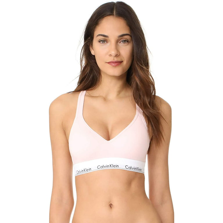 CALVIN KLEIN Nymph's Thigh Modern Cotton Lined Bralette, US X-Small, NWOT 