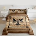 thumbnail image 2 of Feelyou Hippie Black Crow Twin Comforter Sets, Bohemian Life Tree Bedding Set, 2 Pieces, 2 of 8
