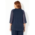thumbnail image 2 of Catherines Women's Plus Size Dazzling Blouse, 2 of 6