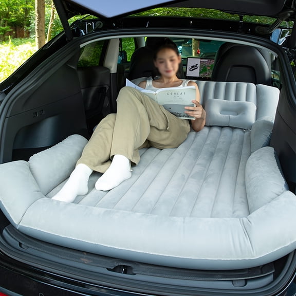 Portable Car Air Mattress, Inflatable Sofa Seat Cushion - Outdoor Travel Camping - For Adults & Families - Perfect for Road Trips & Camping