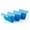 Blue, variant on Infidev Colorful Plastic Taco Holders Tray for Supporting Burritos and Quesadillas, Reusable and Eco-friendly Kitchen Gadget, 1 Pack