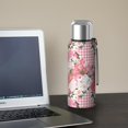 thumbnail image 5 of 20 Oz Pioneer Flower Coffee Tumbler Double Wall Insulated Stainless Steel Water Bottle | Metal Reusable Thermoses Flask with Cup Cap | Leak & Sweat Proof with Anti-Dust Lid, 5 of 7