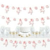 Tutu Cute Ballerina - Ballet Birthday Party or Baby Shower DIY Decorations - Clothespin Garland Banner - 44 Pieces