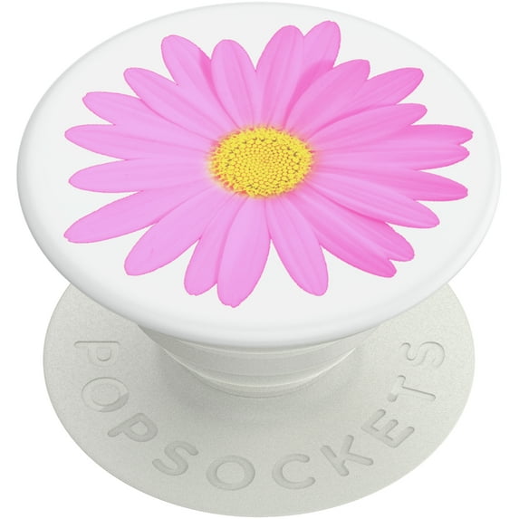 PopSockets Grip with Swappable Top for Cell Phones, PopGrip Pink Daisy