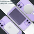 thumbnail image 4 of JETech Magnetic Case for iPhone 12/12 Pro 6.1-Inch Compatible with MagSafe Wireless Charging, Shockproof Phone Bumper Cover, Anti-Scratch Clear Back (Clear), 4 of 7