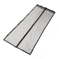 thumbnail image 4 of Maille de Porte Respirante Empêche les Insectes Rideau de Protection de Porte Auto-Fermant Doux Noir 90x250cm/35.43x98.42 Po, 4 of 16
