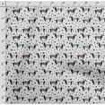 thumbnail image 4 of Soimoi Dog Printed,Cuddle Minky Fabric, Sewing Fabric by The Yard 56 Inch Wide,Decorative Plush Soft Fabric, Baby Garments, Toys and Blankets, White & Black, 4 of 5