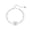 B, variant on Sliver Initial Bracelets For Girls Women Trendy Dainty Gold/Silver Plated Layered Beaded Initial Bracelet Disc Monogram Bracelets For Women Girls Valen
