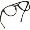 LifeArt Blue Light Blocking Glasses, Anti Eyestrain, Computer Reading Glasses, Gaming Glasses, TV Glasses for Women Men, Anti Glare (Tortoise, +2.50 Magnification)
